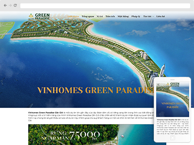 Mẫu Landing Page + Tin tức