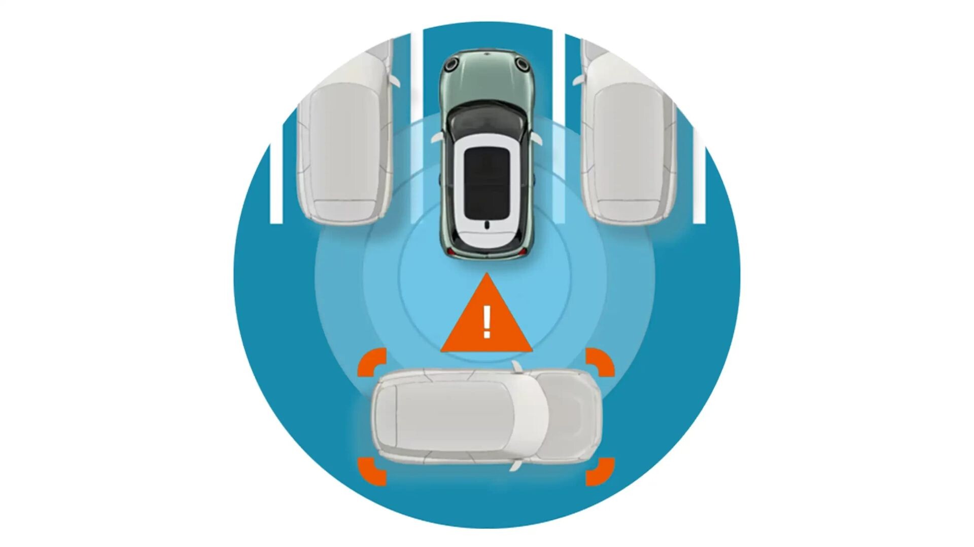 Radar quét và cảnh báo phương tiện cắt ngang khi lùi xe