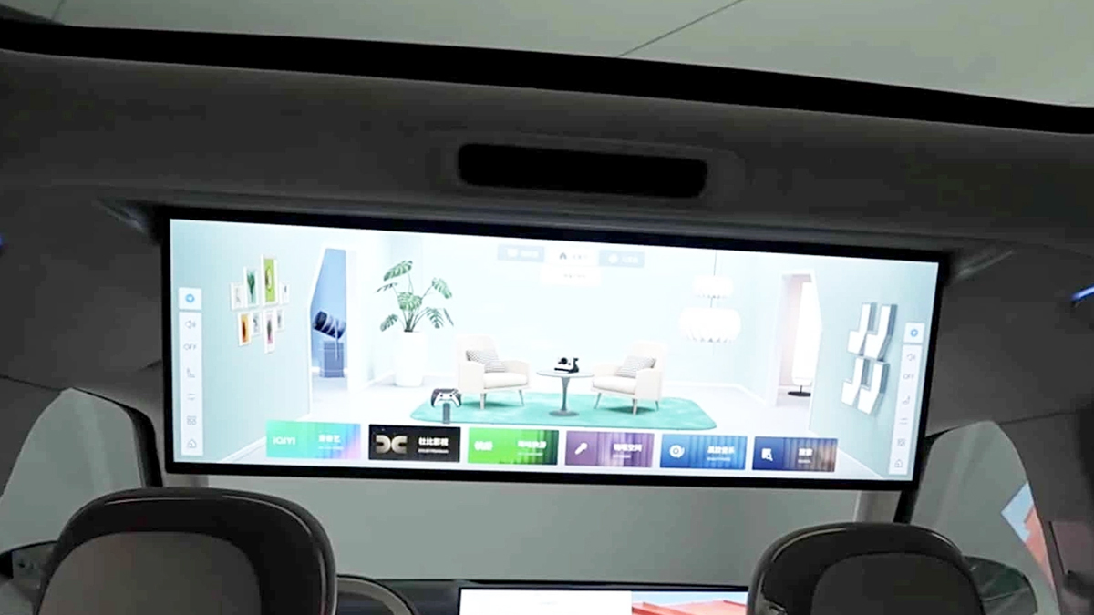 Trang bị màn hình 6K 30 inch cho hàng ghế sau