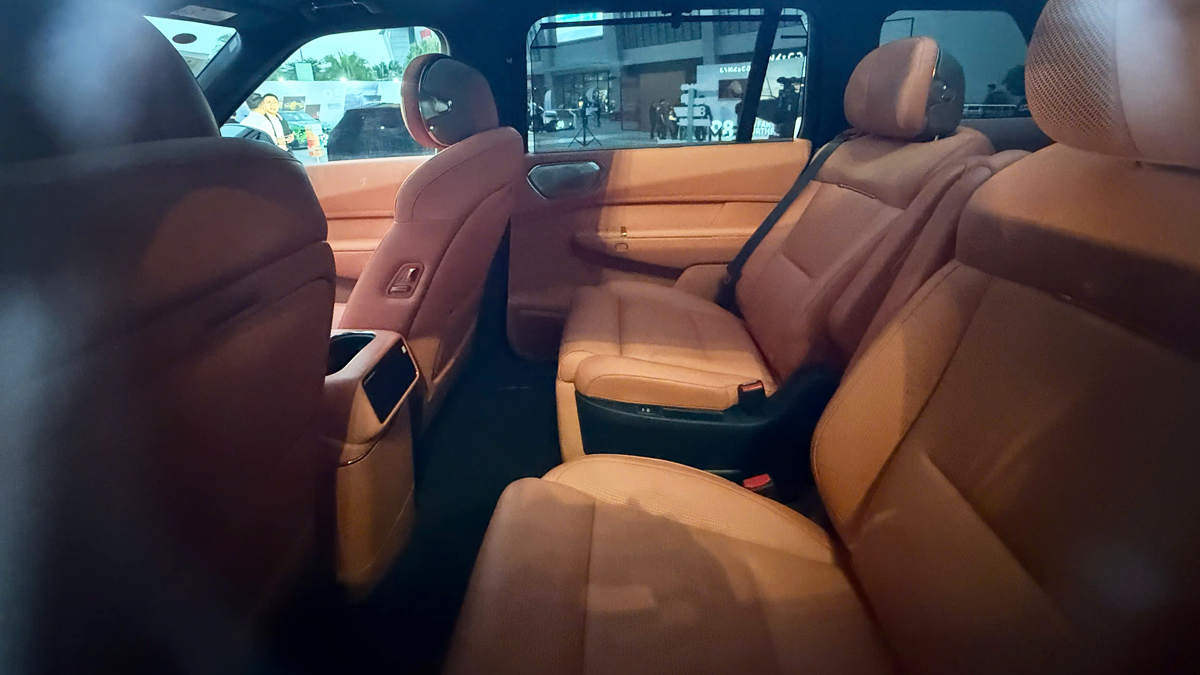 không gian rộng rãi ở mọi vị trí