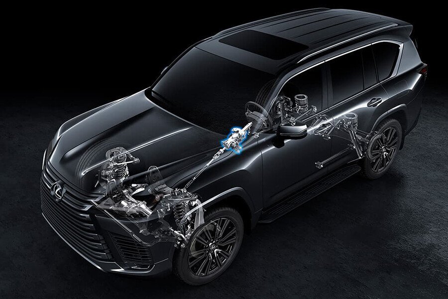 Phanh điện tử ECB của Lexus LX 600 urban