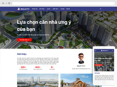 Bất Động Sản MulCity - Màu Xanh Dương